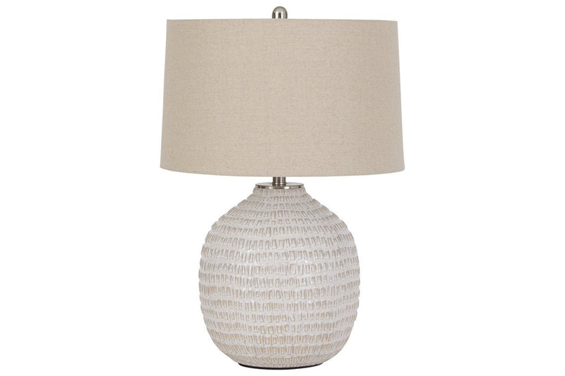 Jamon Beige Table Lamp - Lara FurnitureTable Lamp