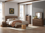Janfyn Brown King Panel Bed - PCB1010B8