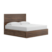 Janfyn Brown King Panel Bed with Storage - PCB1010B9