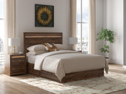 Janfyn Brown Queen Panel Bed with Storage - PCB1010B4