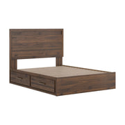 Janfyn Brown Queen Panel Bed with Storage - PCB1010B4