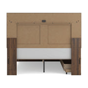 Janfyn Brown Queen Panel Bed with Storage - PCB1010B4