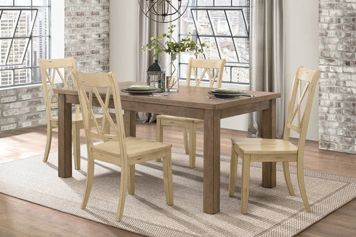 Janina Natural/Buttermilk Dining Set - Lara FurnitureDining Room Set