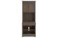 Janismore Weathered Gray Bookcase - Gate FurnitureBookcases