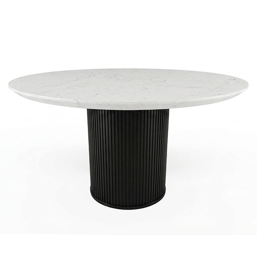 Jaramillo Round Dining Table W/Engineered Marble Top - DN02141