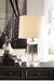 Jaslyn Silver Finish Table Lamp - Gate FurnitureTable Lamp