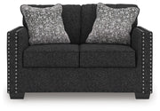 Jasmine Peaks Coal Loveseat - 2890435