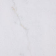 Jason Round White Marble Top Coffee Table Honey Brown - 712418