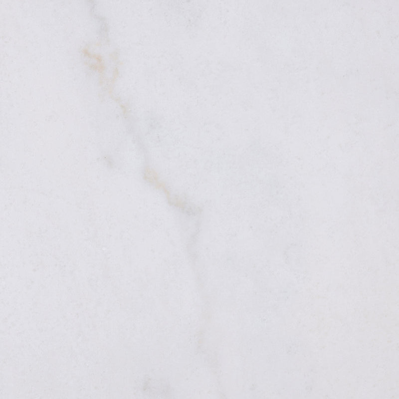 Jason Round White Marble Top Coffee Table Honey Brown - 712418