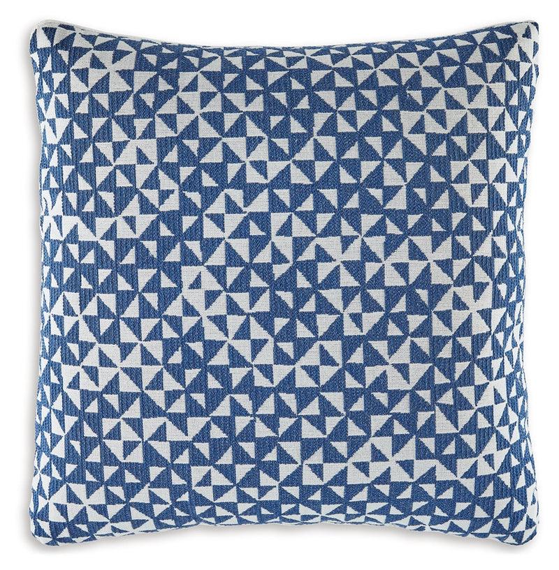 Jaycott Next-Gen Nuvella Blue/White Pillow - A1900001P