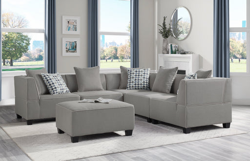 Jayilin Gray 5 - Piece Modular Sectional - Lara FurnitureSectional