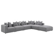 Jennifer 6-piece Upholstered Modular Sectional Grey - 551594-SET