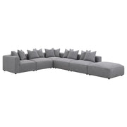 Jennifer 6-piece Upholstered Modular Sectional Grey - 551594-SET