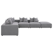 Jennifer 6-piece Upholstered Modular Sectional Grey - 551594-SET