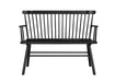 Jerimiah Spindleback Black Bench - 4185-BENCH-BK - Lara Furniture