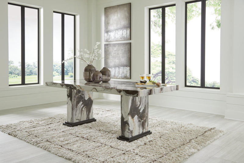 Jeshina Dining Table and 4 Chairs - PCD581D2