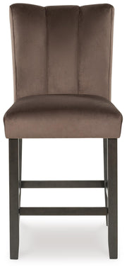 Jeshina Mocha Counter Height Barstool (Set of 2) - PCD581-124X2