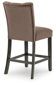 Jeshina Mocha Counter Height Barstool (Set of 2) - PCD581-124X2