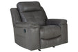 Jesolo Dark Gray Recliner - Gate FurnitureRecliner