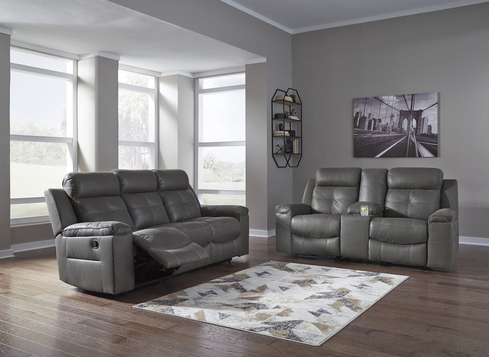 Jesolo Dark Gray Reclining Living Room Set - Gate FurnitureLiving Room Set