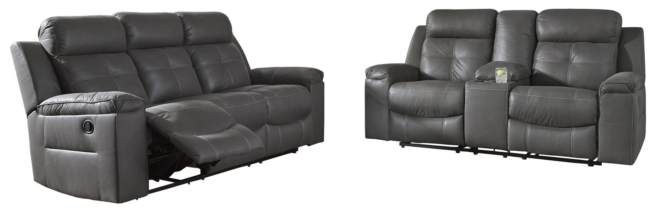 Jesolo Dark Gray Reclining Living Room Set - Gate FurnitureLiving Room Set