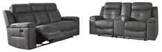 Jesolo Dark Gray Reclining Living Room Set - Gate FurnitureLiving Room Set