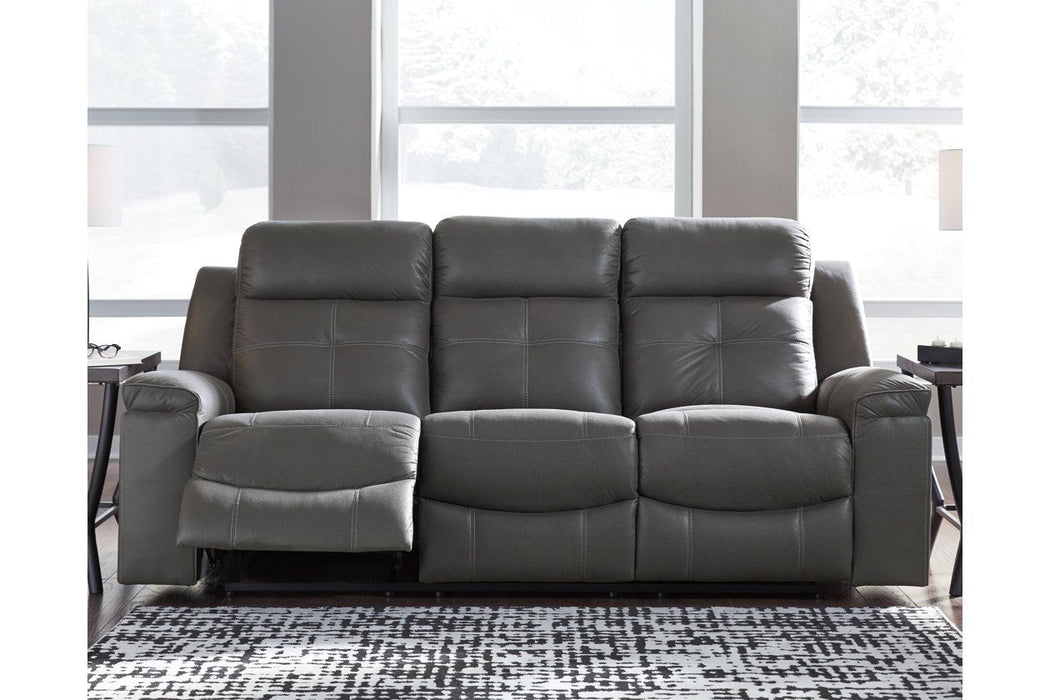 Jesolo Dark Gray Reclining Sofa - Gate FurnitureReclining Sofa