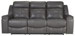Jesolo Dark Gray Reclining Sofa - Gate FurnitureReclining Sofa