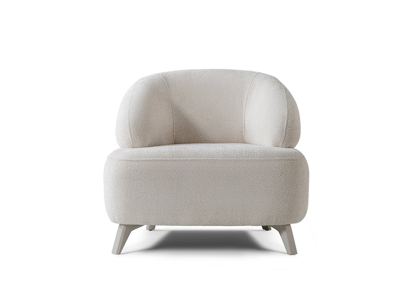Jesse Chair - Cream in Cream - 200-ST-SOFT03-CR-B