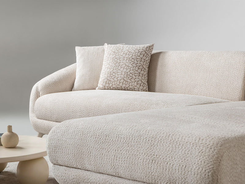 Jesse Sectional Sofa - Cream in Cream - 200-ST-JES-İSTANBUL01-CRE-S