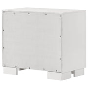 Jessica 2-drawer Nightstand Snow White - 202992