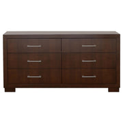 Jessica 4-piece California King Bedroom Set Cappuccino - 200719KW-S4