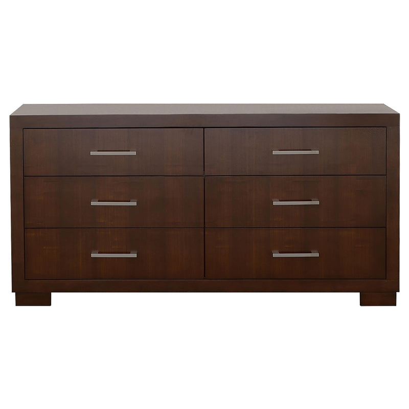 Jessica 4-piece California King Bedroom Set Cappuccino - 200719KW-S4