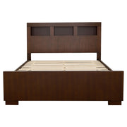 Jessica 4-piece California King Bedroom Set Cappuccino - 200719KW-S4