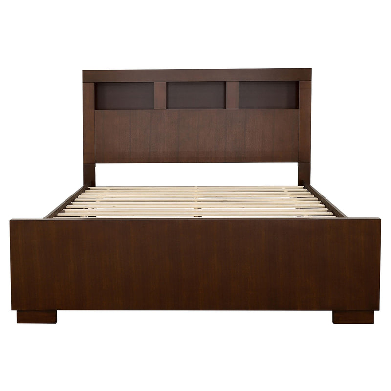 Jessica 4-piece California King Bedroom Set Cappuccino - 200719KW-S4