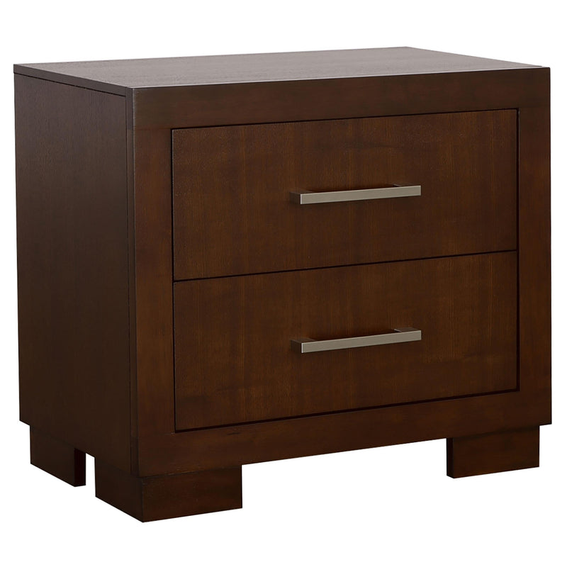 Jessica 4-piece Queen LED Bedroom Set Cappuccino - 200711Q-S4