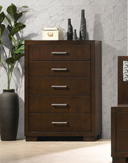 Jessica 5-drawer Bedroom Chest Cappuccino - 200715
