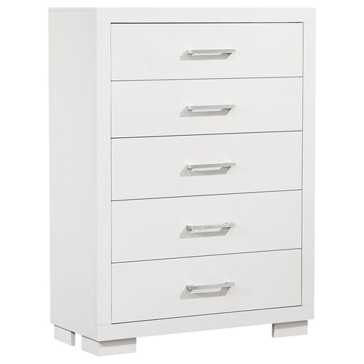 Jessica 5-drawer Bedroom Chest Snow White - 202995