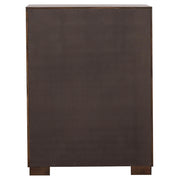 Jessica 5-piece Eastern King Bedroom Set Cappuccino - 200719KE-S5