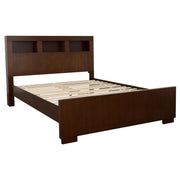 Jessica 5-piece Eastern King Bedroom Set Cappuccino - 200719KE-S5