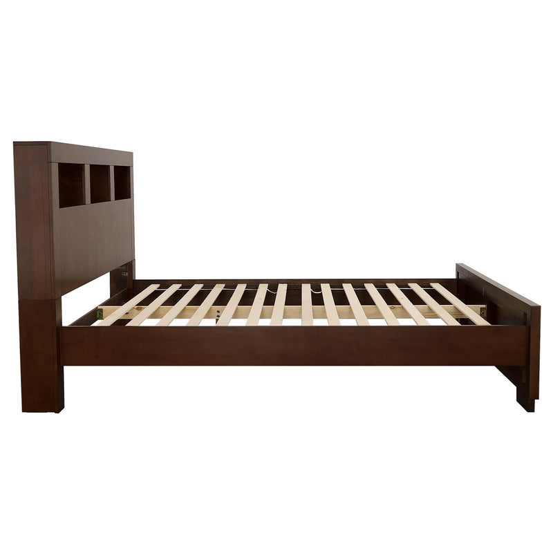 Jessica 5-piece Eastern King Bedroom Set Cappuccino - 200719KE-S5