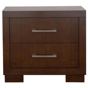 Jessica 5-piece Queen LED Bedroom Set Cappuccino - 200711Q-S5