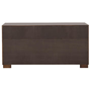 Jessica 5-piece Queen LED Bedroom Set Cappuccino - 200711Q-S5