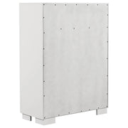 Jessica 5-piece Queen LED Bedroom Set Snow White - 202990Q-S5