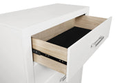 Jessica 5-piece Queen LED Bedroom Set Snow White - 202990Q-S5