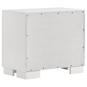 Jessica 5-piece Queen LED Bedroom Set Snow White - 202990Q-S5