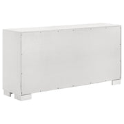Jessica 5-piece Queen LED Bedroom Set Snow White - 202990Q-S5