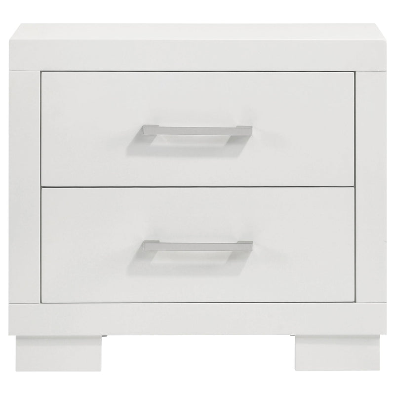 Jessica 5-piece Queen LED Bedroom Set Snow White - 202990Q-S5P