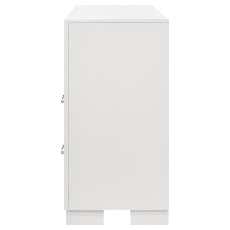 Jessica 6-drawer Dresser Snow White - 202993