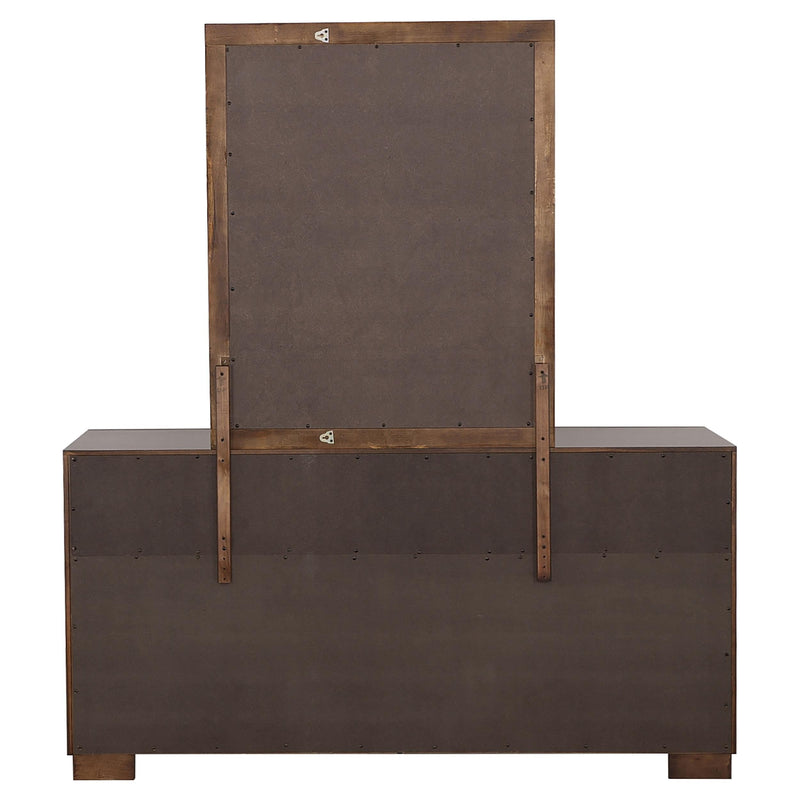 Jessica 6-drawer Dresser with Mirror Cappuccino - 200713M